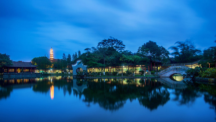 公園夜景亮化